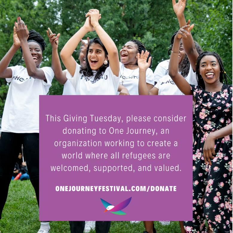 1journeyfest's tweet photo. This year, One Journey empowered #refugee seamstresses hit hard by the pandemic through the Refugee Mask Maker Circle. This Giving Tuesday, please donate to One Journey, working to create a world where all refugees feel welcomed, supported, and valued.  https://t.co/89oQ0KOgpk https://t.co/VFZUFTzcuc
