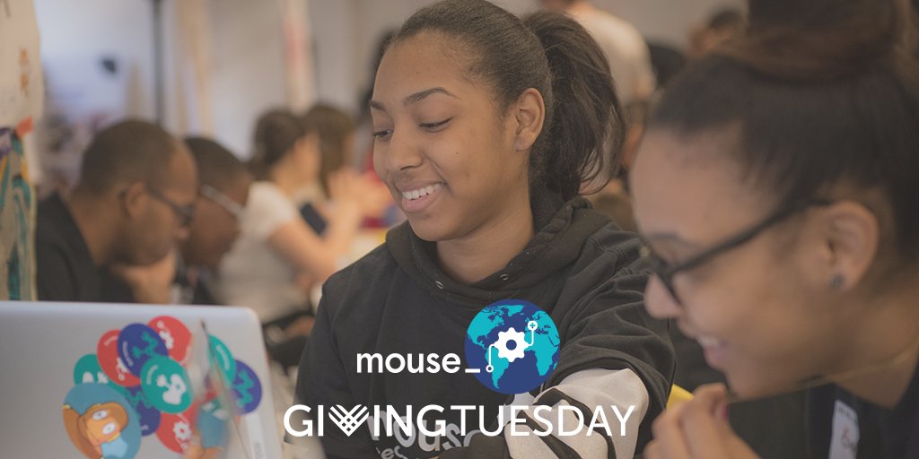 #GivingTuesday is HERE! Give via donating online, purchasing @amazonsmile, and #GiveWithBing. Support Mouse to help our educators!

Learn more about ways to make a difference for our teachers: mouse.org/give