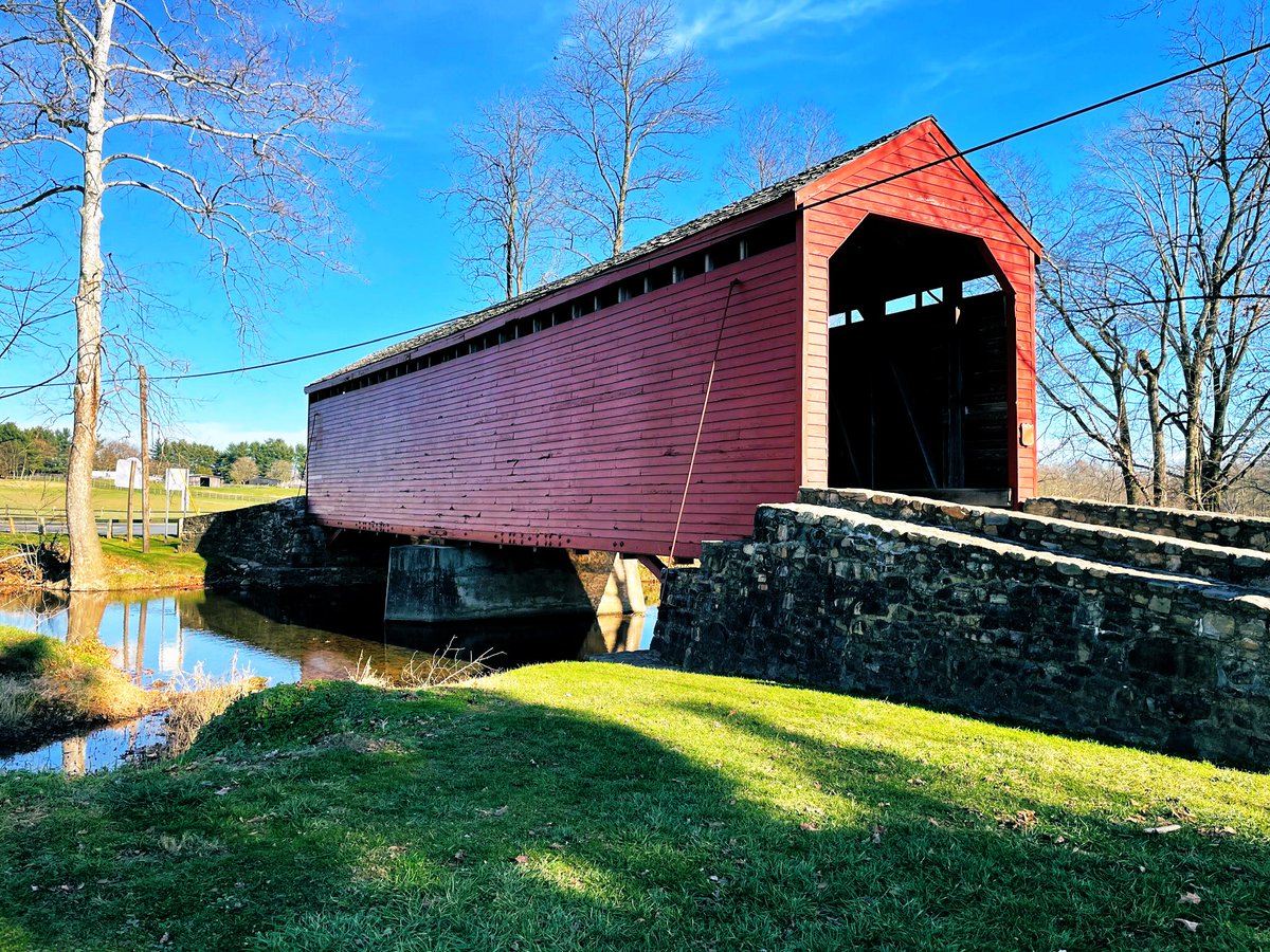 The covered bridges near #ThurmontMD. The Roddy Road, Utica, and Loys Station bridges are located in a historic and beautiful part of Maryland.