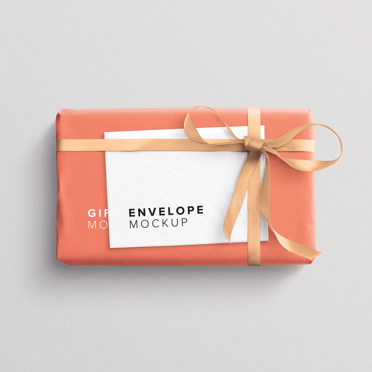Download Custom Scene On Twitter A Great Packaging Mockup To Showcase Your Logo Branding Or Pattern On A Gift Box With Envelope Add Your Design To The Box With Ribbon And Envelope