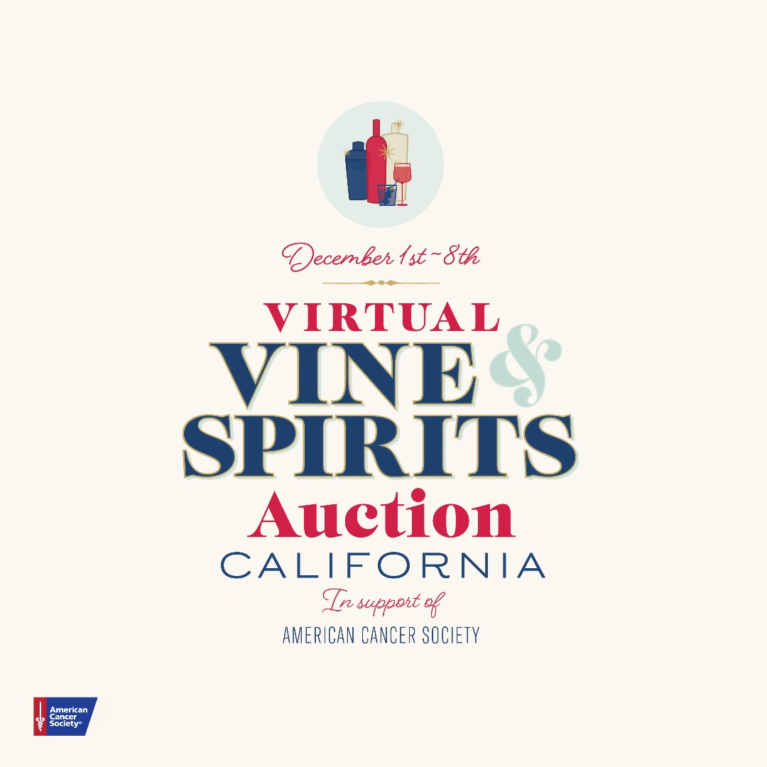 ACS California (@acs_california) on Twitter photo Now live! Our Virtual Vine and Spirits Auction is ready for you to bid on your next prized bottle all while supporting <a href="/AmericanCancer/">American Cancer Society</a>.
Northern CA: fal.cn/3bWAv
LA/Ventura: fal.cn/3bWAw
SD/OC/IE: fal.cn/3bWAx
#GivingTuesday Now live! Our Virtual Vine and Spirits Auction is ready for you to bid on your next prized bottle all while supporting <a href="/AmericanCancer/">American Cancer Society</a>.
Northern CA: fal.cn/3bWAv
LA/Ventura: fal.cn/3bWAw
SD/OC/IE: fal.cn/3bWAx
#GivingTuesday