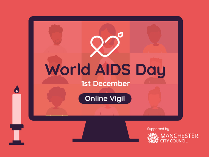 It's just a couple of hours until we unite to show our support for people living with and affected by #HIV, and to remember those we've lost too soon. 

Thank you to <a href="/ManCityCouncil/">Manchester City Council</a> for supporting the online vigil this year, watch online here at 7pm: ght.org.uk/vigil
