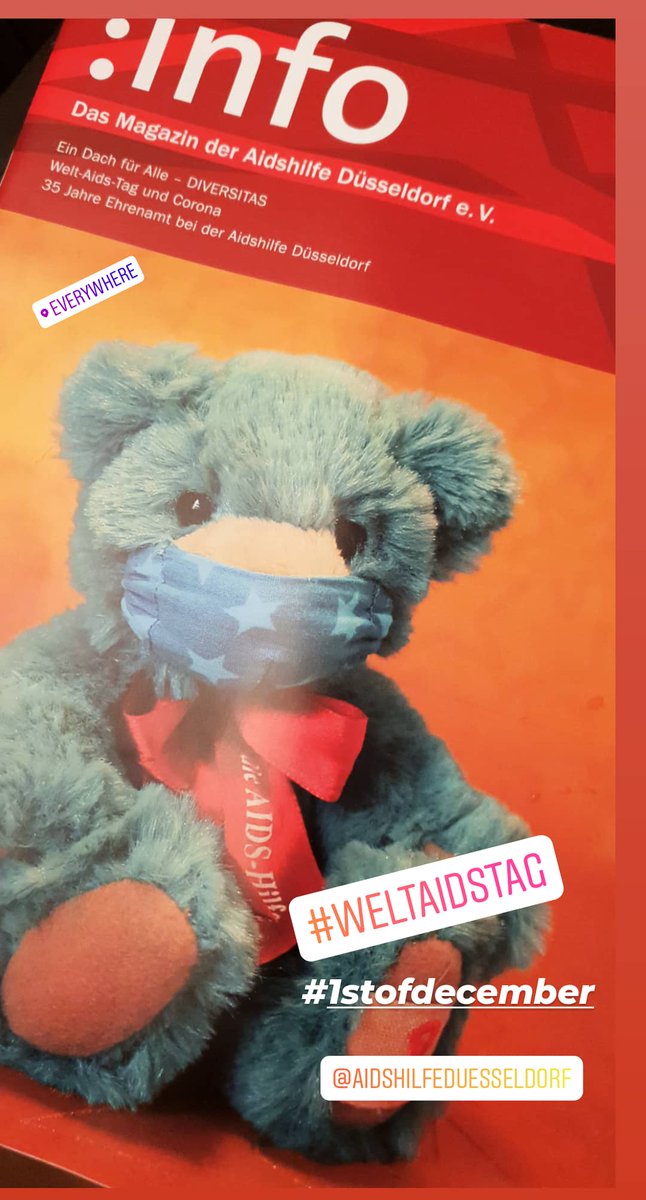 duesselinchen's tweet photo. #1stofdecember #WorldAIDSDay2020 #WeltAIDSTag #aidsgehtunsallean #AIDSday #aidshilfe #Duesseldorf @weltaidstag_de @Aidshilfe_de https://t.co/j2JFzJnj9p