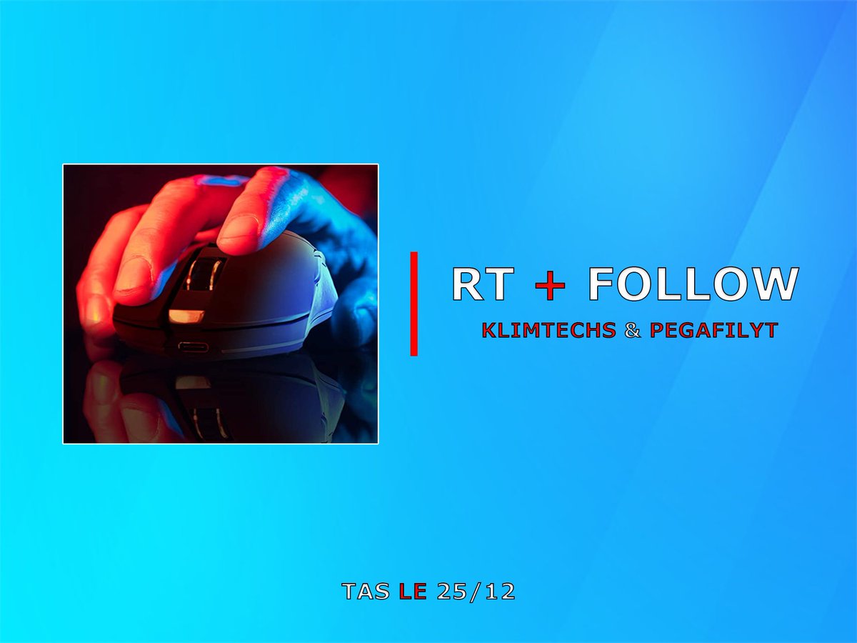 PegafilYT's tweet image. 🎁 #Concours 1/24 SPÉCIAL NOEL 🎁

KLIM Blaze - Souris Gamer Sans Fil RGB 👉 amzn.to/2VrzxOQ

Pour participer : 

🔸 Follow @KLIMTechs + @PegafilYT
🔹 RT ce tweet

⏰ TAS 25/12