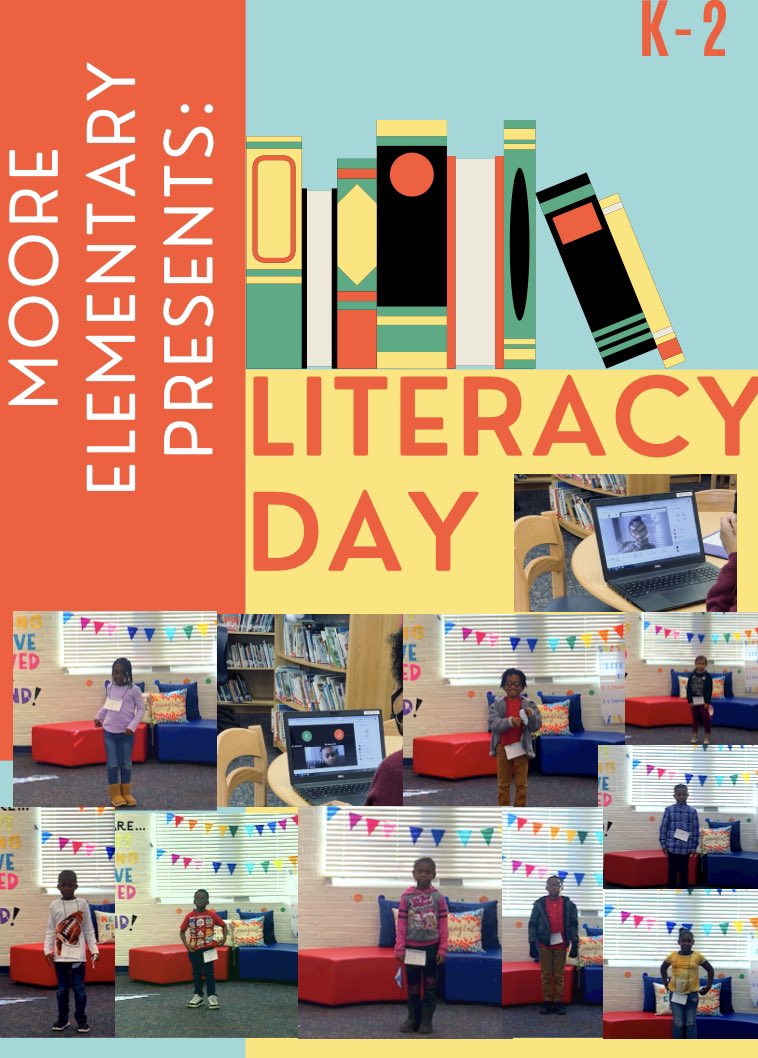 school_moore's tweet photo. WาOาWา! ๐คฉ
Our K-2 Literacy Day was an absolute success! Congratulations to all our our AMAZING participants and a ๐๐๐๐ thank you to everyone who assisted in this ๐ฐ๐๐ด๐๐พ๐ผ๐ด event! @2mMisty @DLandburg
YOU ROCKโค๏ธ
#MooreMagicโจ
#ExpectMoore๐ป
#PoetryRecitation๐#LITDAY๐ https://t.co/zrEFw0Gc70