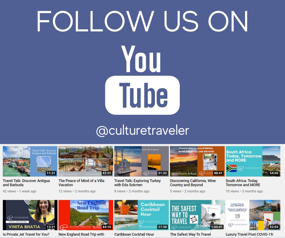 I invite you to subscribe and like the <a href="/ctravelerllc/">Culture Traveler</a> YouTube channel. Be inspired! #culturetraveler #travelvideos #travelcontent