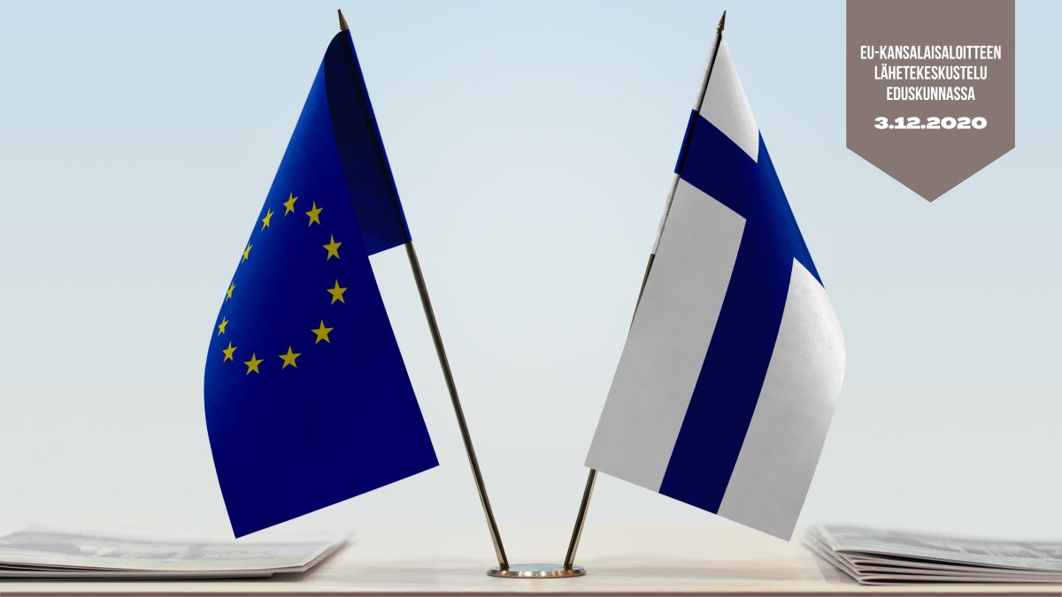 SebastianTyne's tweet photo. Tiedoksi ja kalenteroitavaksi.

EU:n elpymispaketista kansanäänestystä vaativan kansalaisaloitteen keskustelu (60min) ja samaa asiaa ajavan lakialoitteen keskustelu (30min) käydään eduskunnassa torstaina 3.12.2020 klo 17:00 heti suullisen kyselytunnin jälkeen. https://t.co/xu8eahKDAc