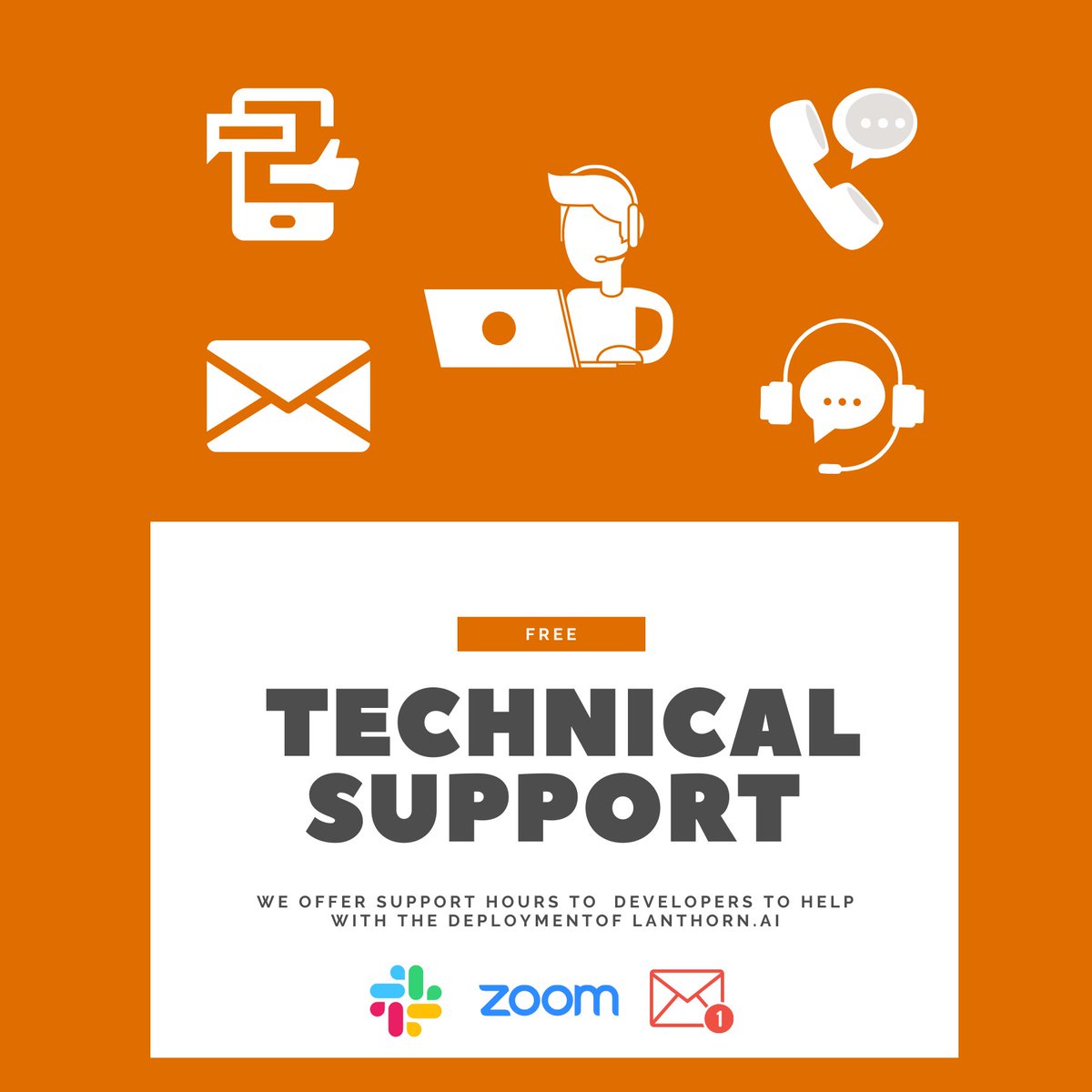 We are now offering free technical support hours to businesses and #developers to help with the deployment, troubleshooting, and use of Lanthorn.ai. 

#stopcovid #egdeai #opensource

lanthorn.ai/post/free-tech…