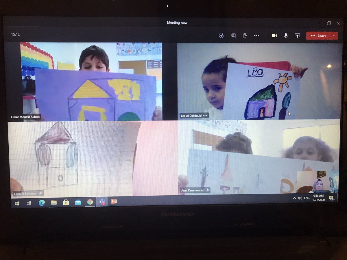 Darineyassine's tweet image. KG3 learners confidently presented their drawings to talk about their homes &amp;amp; they identified the shapes they used to draw these homes  #Parts_of_home #Creativity #Presentation_skills #Math_integration #Provocation  @Hhhsinfo @TawilNoor @tbaassiri @RouaaChahine @DaraziFarah