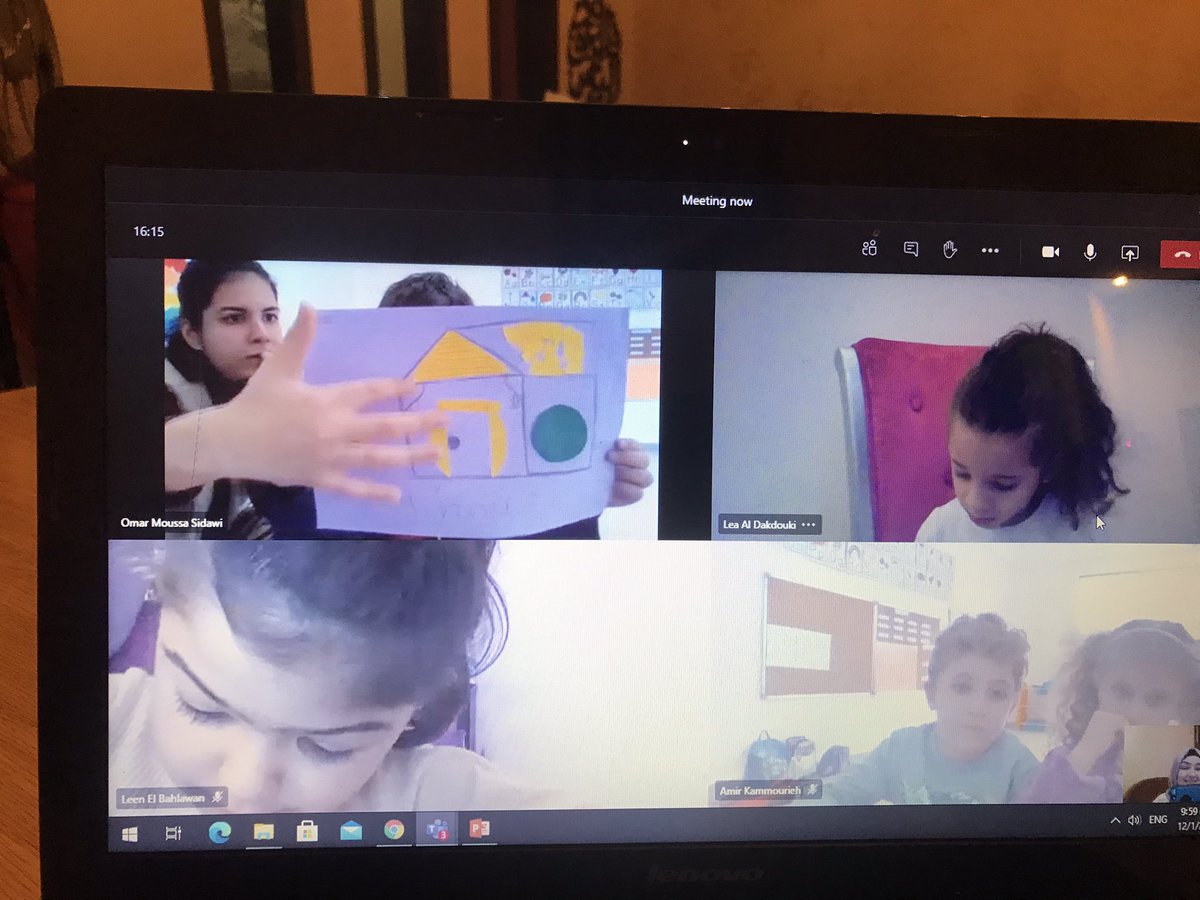 Darineyassine's tweet image. KG3 learners confidently presented their drawings to talk about their homes &amp;amp; they identified the shapes they used to draw these homes  #Parts_of_home #Creativity #Presentation_skills #Math_integration #Provocation  @Hhhsinfo @TawilNoor @tbaassiri @RouaaChahine @DaraziFarah