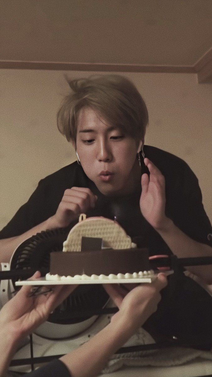 a thread of han jisung with messy hair