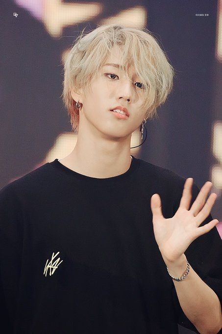 a thread of han jisung with messy hair