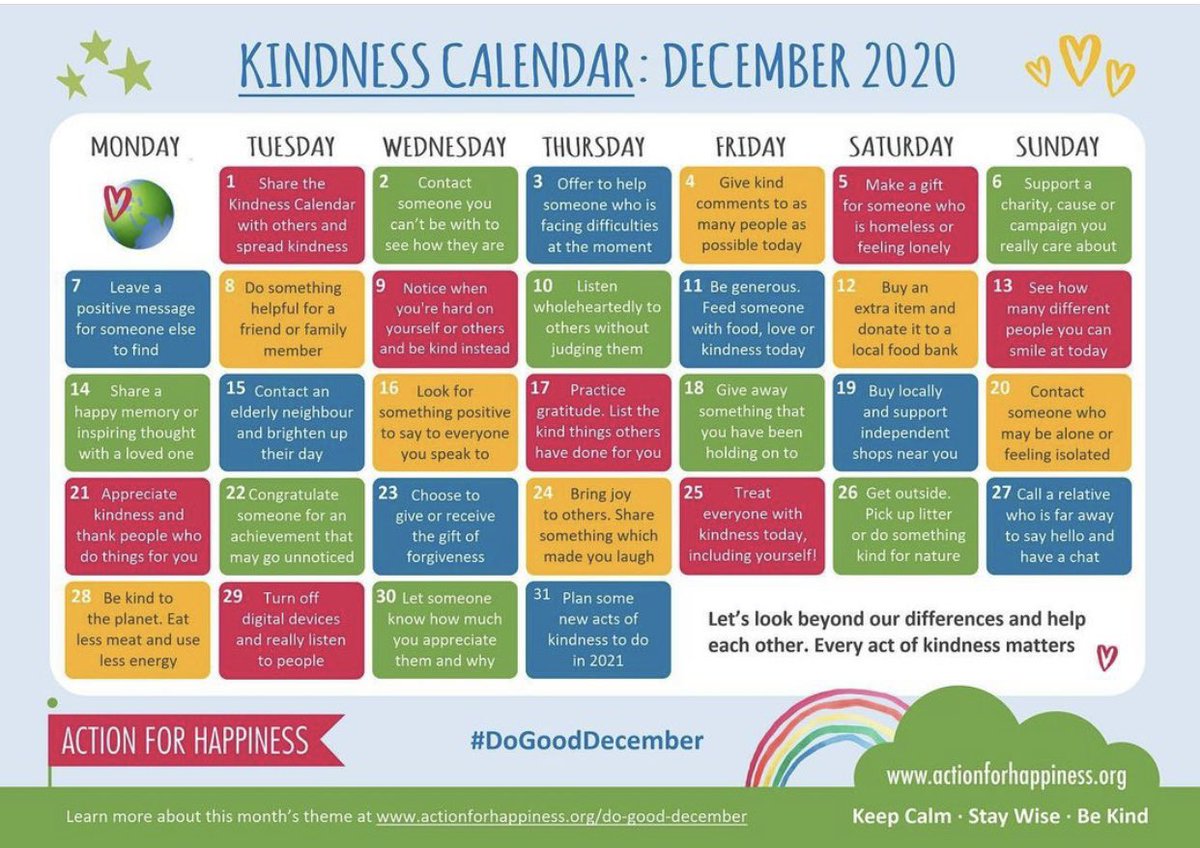 We are celebrating #dogooddecember at <a href="/mlk_elementary/">MLK Elementary School</a>! Today's good deed? Share this calendar with others to spread kindness.  <a href="/ReginaArnold19/">Regina Arnold</a> <a href="/PtaMlk/">MLK PTA</a>