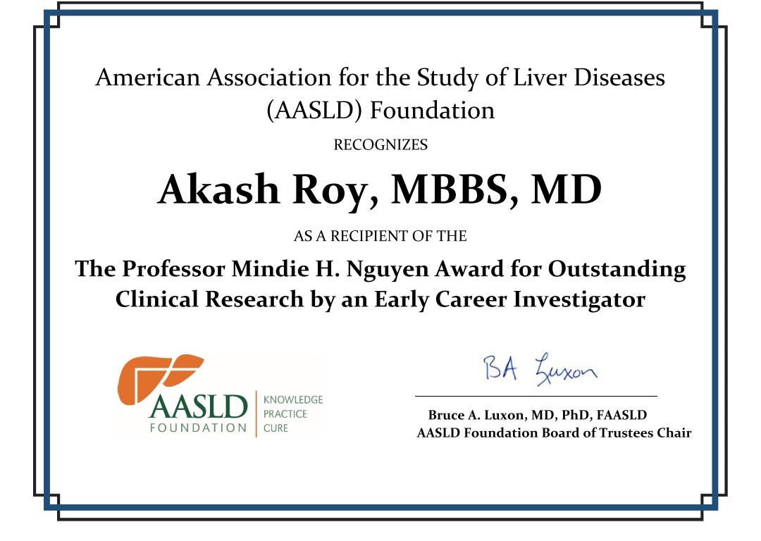 RoyAHep's tweet image. Honoured and ecstatic @AASLDtweets @AASLDFoundation @RadhaKDhiman