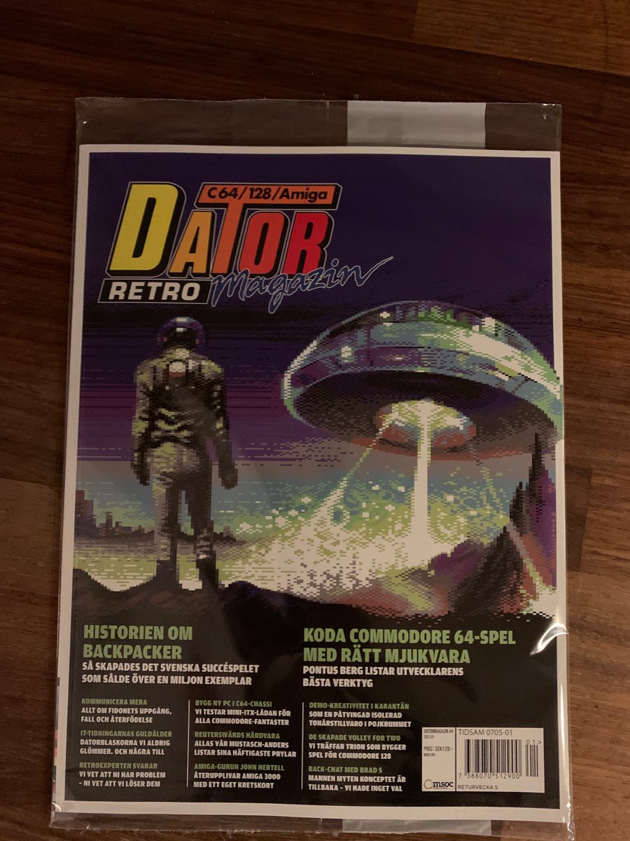 A new issue of #DatorMagazinRetro arrived with the mail today! 🤓 <a href="/datormagazin/">Datormagazin</a>