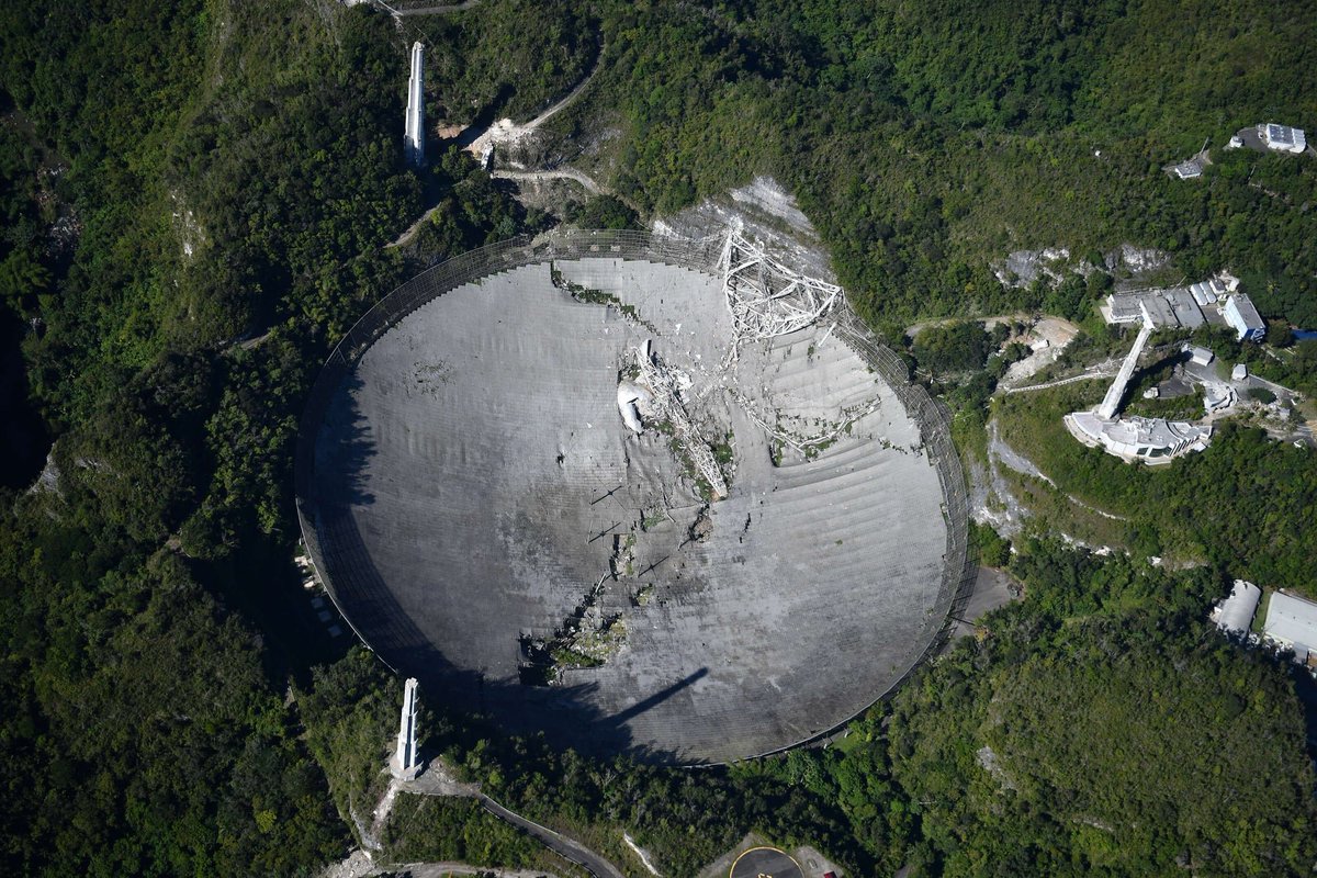 The year is almost over, but the hits keep coming.  Officially ending the chance of repair, the Arecibo Observatory has fallen.