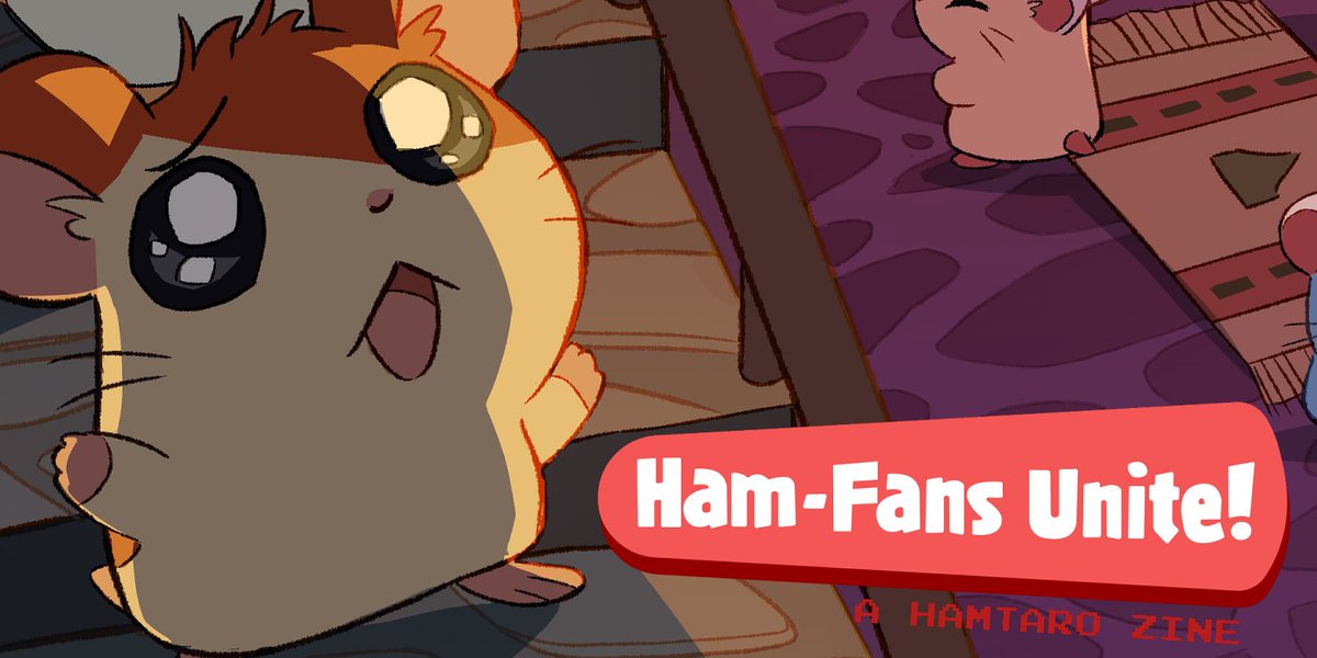 djkinski's tweet photo. Here’s a preview of my piece for the hamtaro zine! It’ll be released on December 5th so be sure to check it out then! https://t.co/CY62Ch6Imq https://t.co/aANEf7wqRe