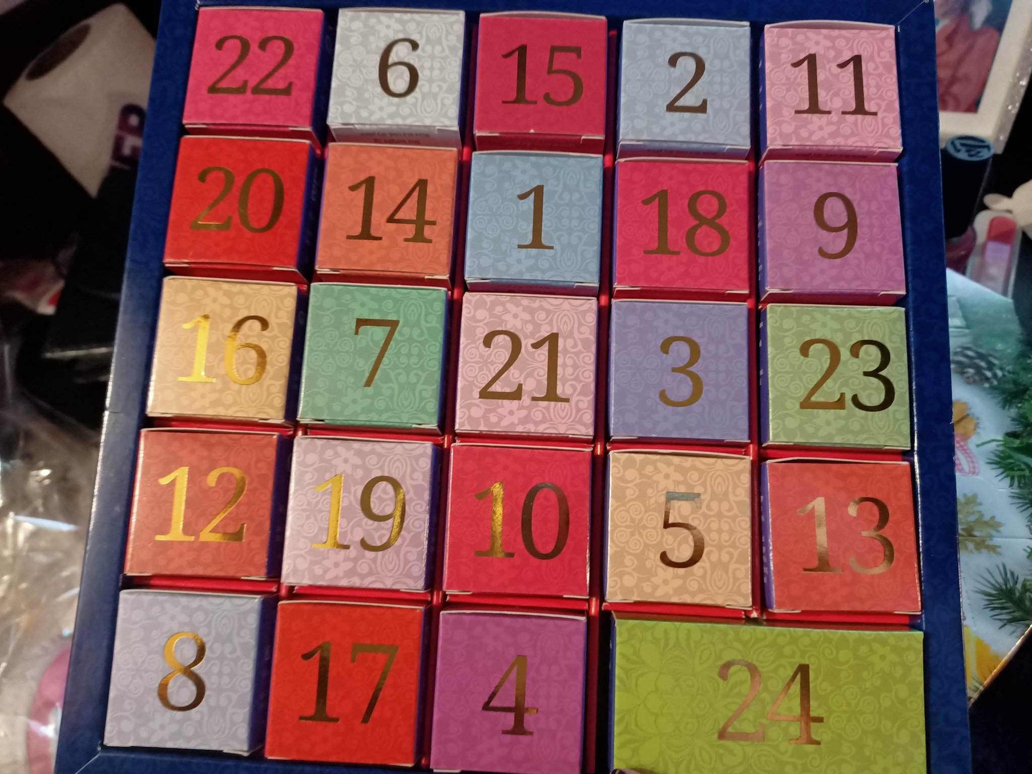 A tea advent calendar