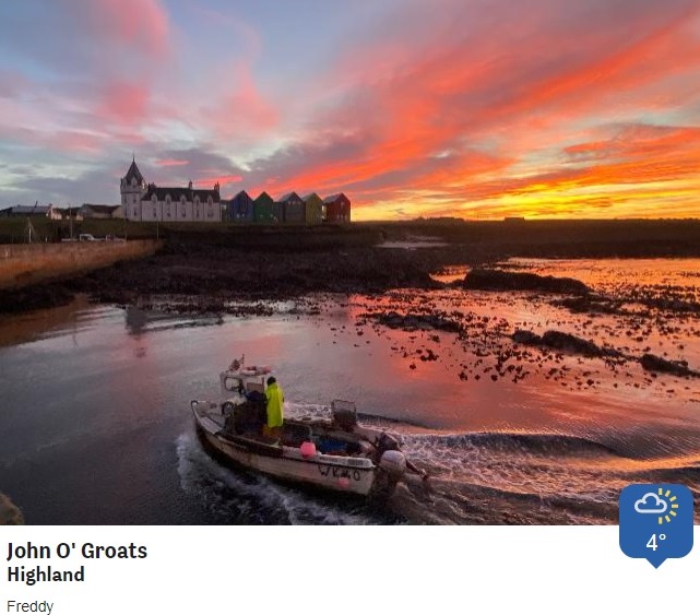 BBC Scotland Weather (@BBCScotWeather) on Twitter photo 2020-12-01 17:29:34 Some cracking #sunset shots from our @BBCWthrWatchers this evening! CB Some cracking #sunset shots from our @BBCWthrWatchers this evening! CB