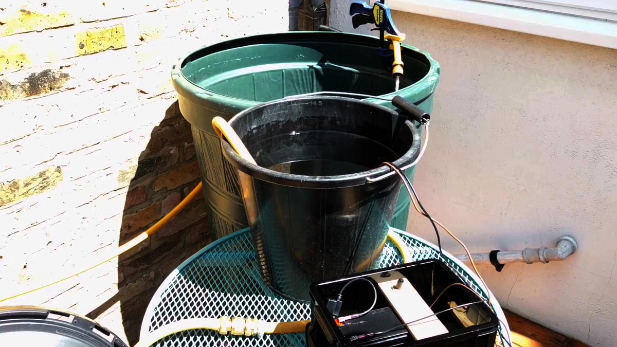 OurLittleGuide's tweet photo. With just a little ingenuity, you can pump rainwater around your garden like me. How? See my YouTube video https://t.co/XyWqfNHcCX
#pumprainwater #howto #gardenDIY #homemade #savingrainwater #Seaflo https://t.co/E2lmB4uSW3