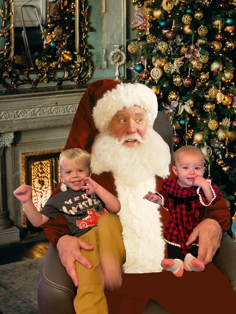 ameliones's tweet photo. @ofctimallen thank you for being part of our Christmas card! 🎅🏻#photoshop #sociallydistantsanta https://t.co/FfwtFolITt