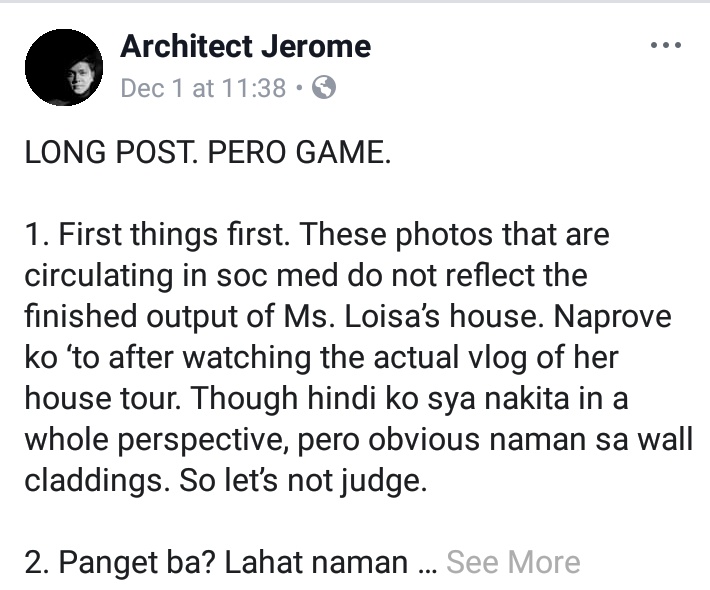 BaczLang's tweet photo. I salute this architect jerome mas naintindihan ko pa explanation nya..lets just educate not humiliate..basahin nyu guys statement nya.. https://t.co/jU25IxNhy7