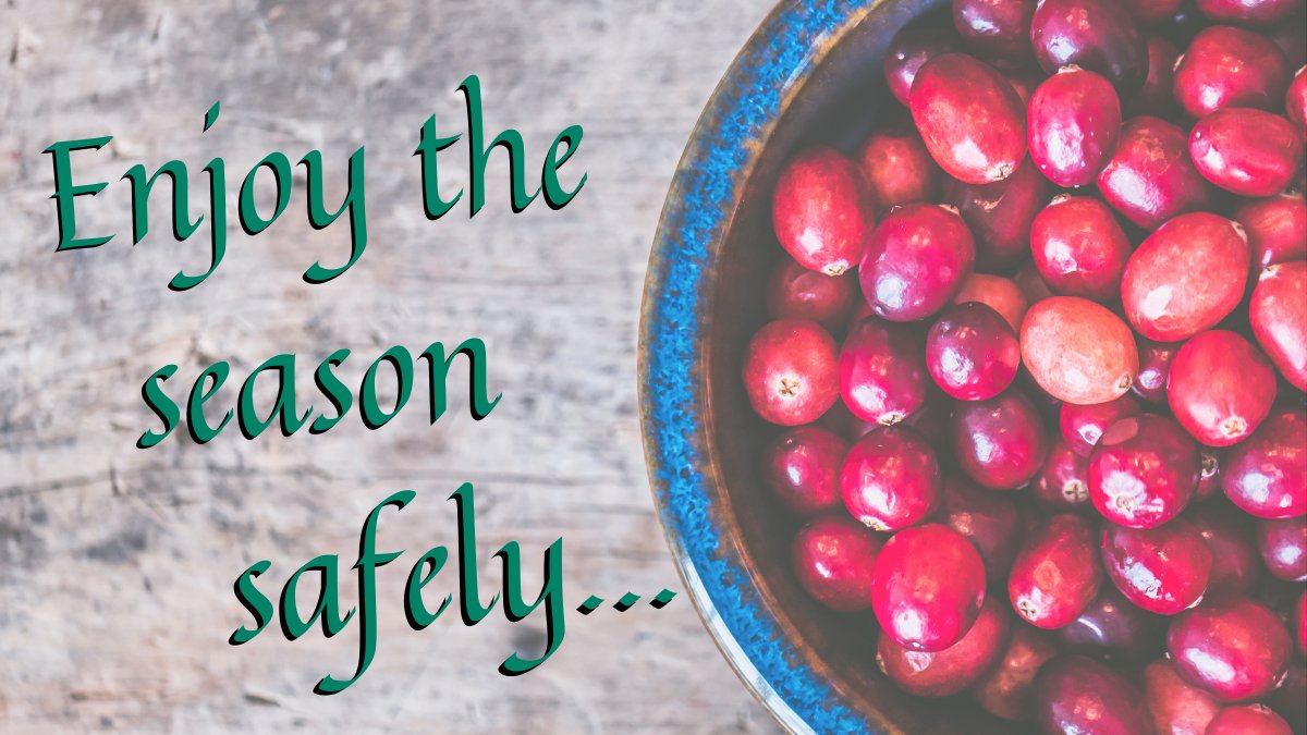 HoweSoundRx's tweet image. Enjoy The Season Safely . . . - mailchi.mp/4dc837f1ad6f/e…
...As the days get shorter, many of us look forward to holidays and festivities. While we all want to spend time with family and friends, we must celebrate safely to stop the spread of COVID-19.