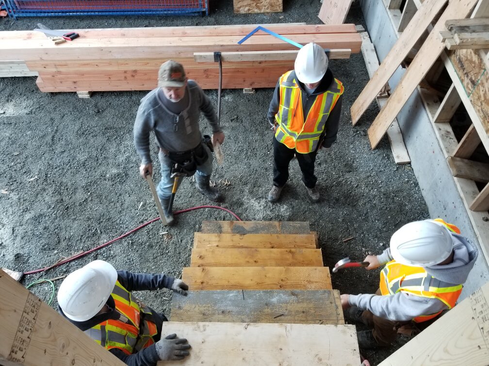 Experiential learning of math concepts, new terminology, and hands on applications of learning. @SeatoSkySD48 #SD48HouseProject #construction #authenticlearning #loveschoollife
