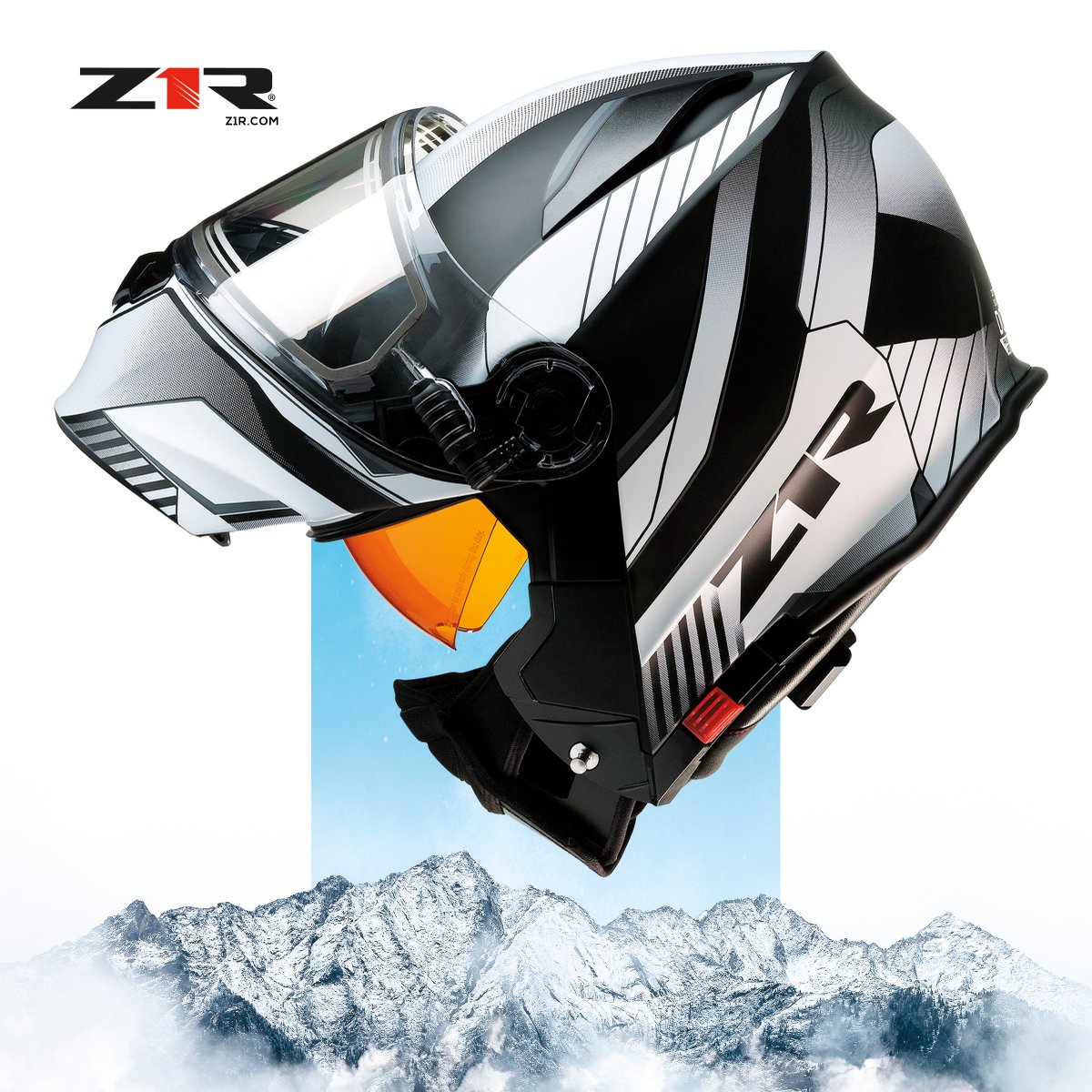 It's that time of year again to find yourself a new snow helmet. The all new Solaris Scythe Electric can help you bear all the elements. Visit Z1R.com to learn more. - #RideZ1R