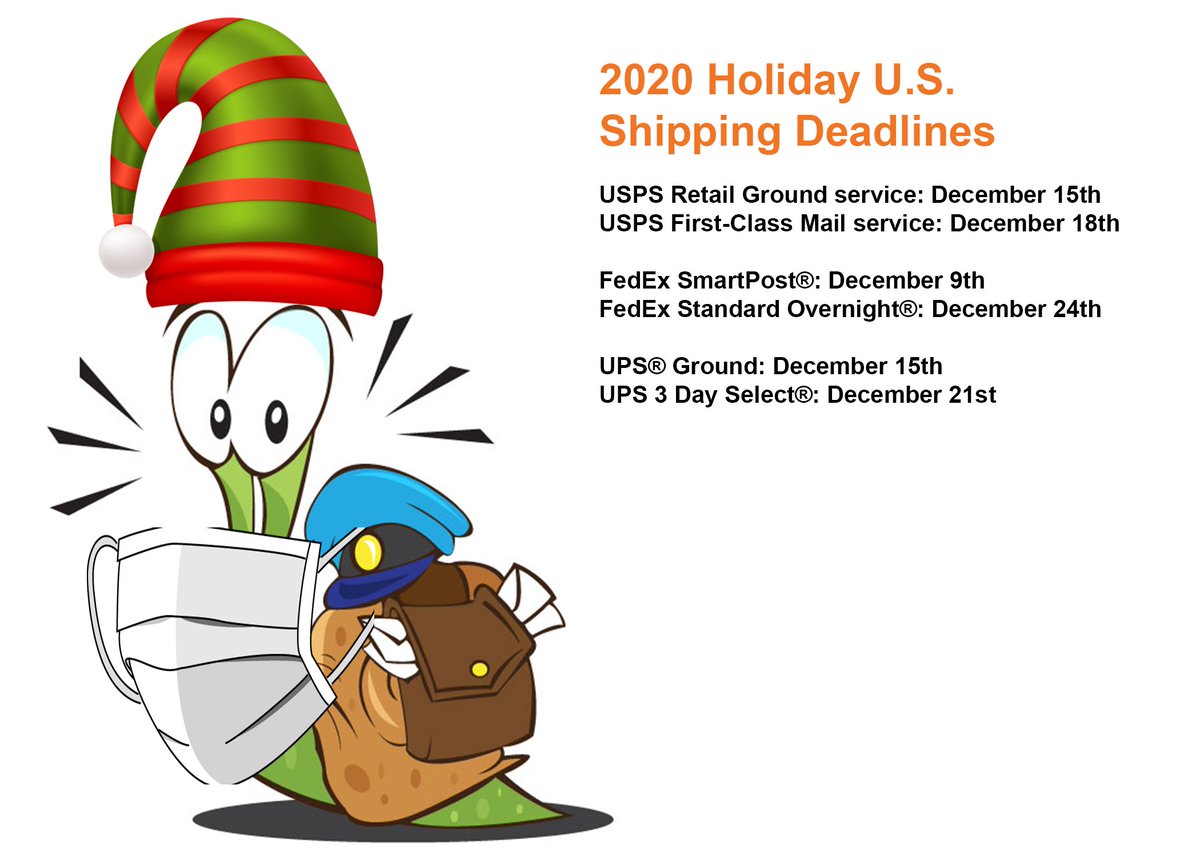 navi_stone's tweet photo. Get ahead of the holiday shipping game. Check out this year's holiday shipping deadlines! #mailedit https://t.co/pPuawIISVd