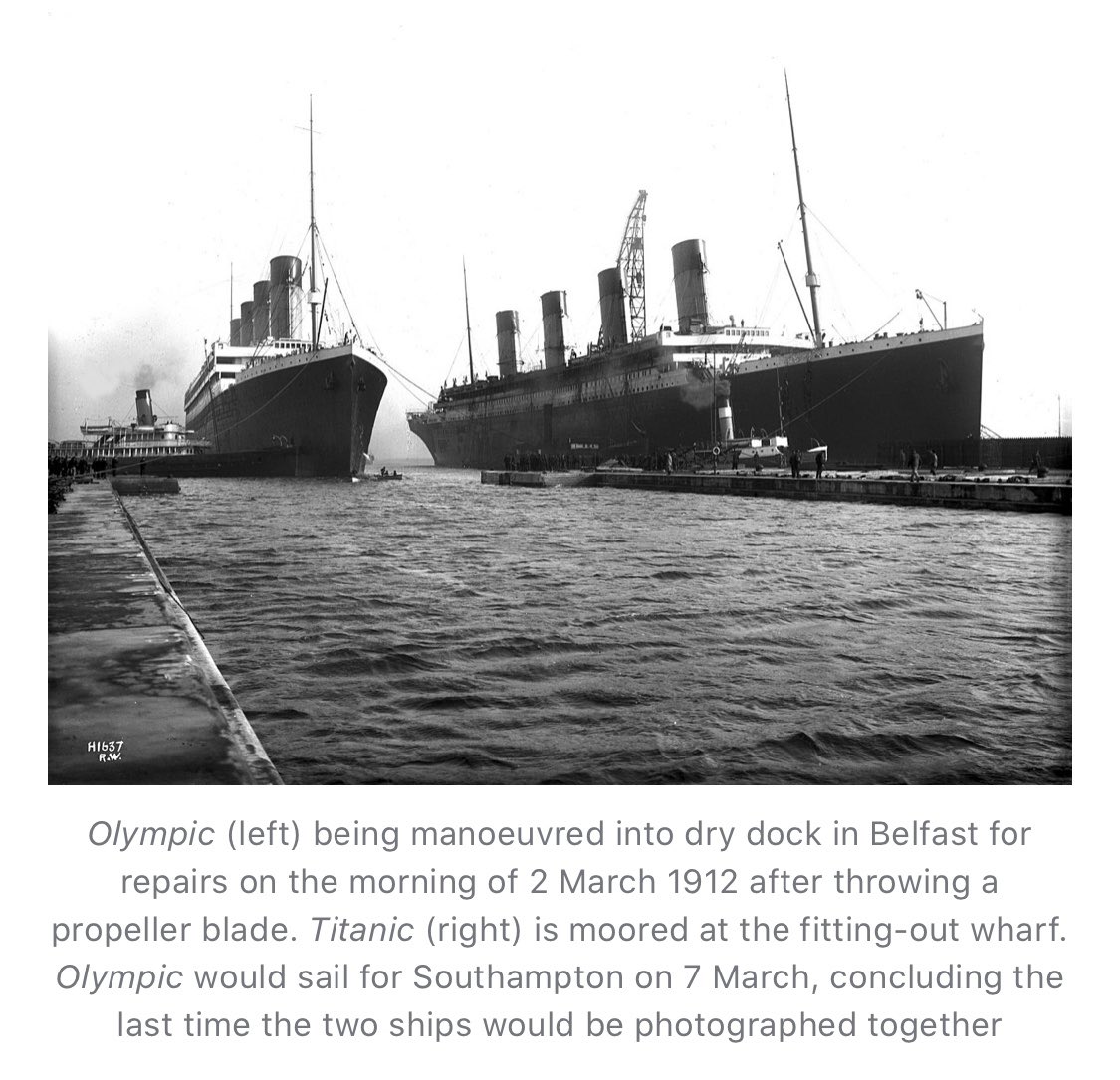 Bobbie The Titanic Had A Sister Ship Rms Olympic Which Served In Wwi Some Of Her Accomplishments Included Rescuing British Soldiers From Drowning After Their Ship Was Sunk Carrying Canadian