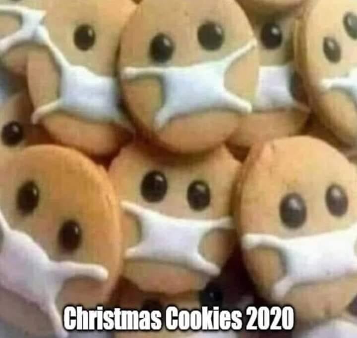 2020 Christmas cookies.