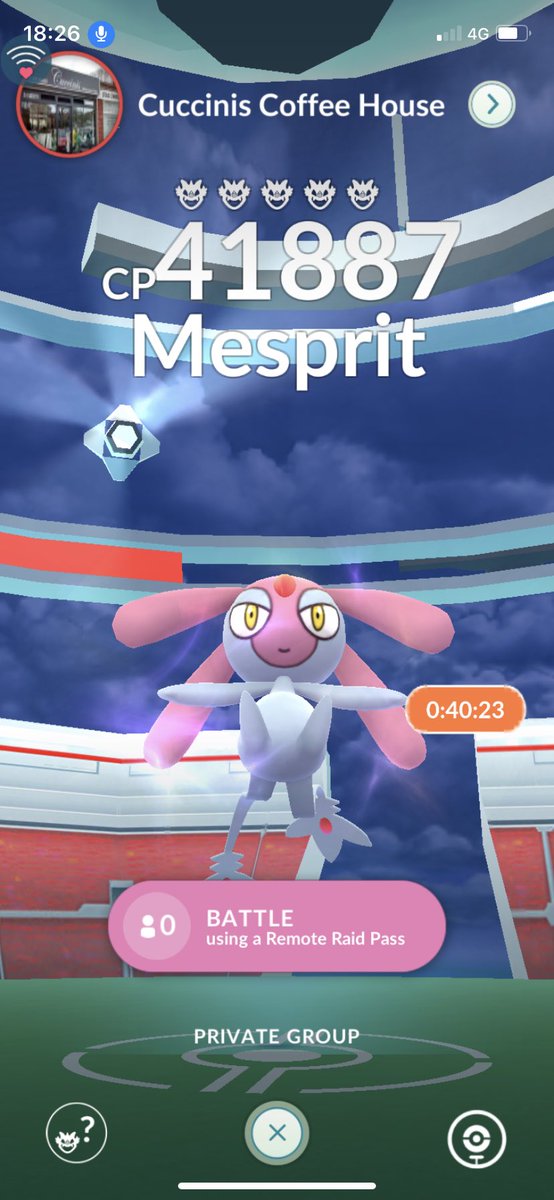 billchill15's tweet photo. Add me. Raid in 5 minutes #PokemonGoRaids https://t.co/Yc7AW2QfZp