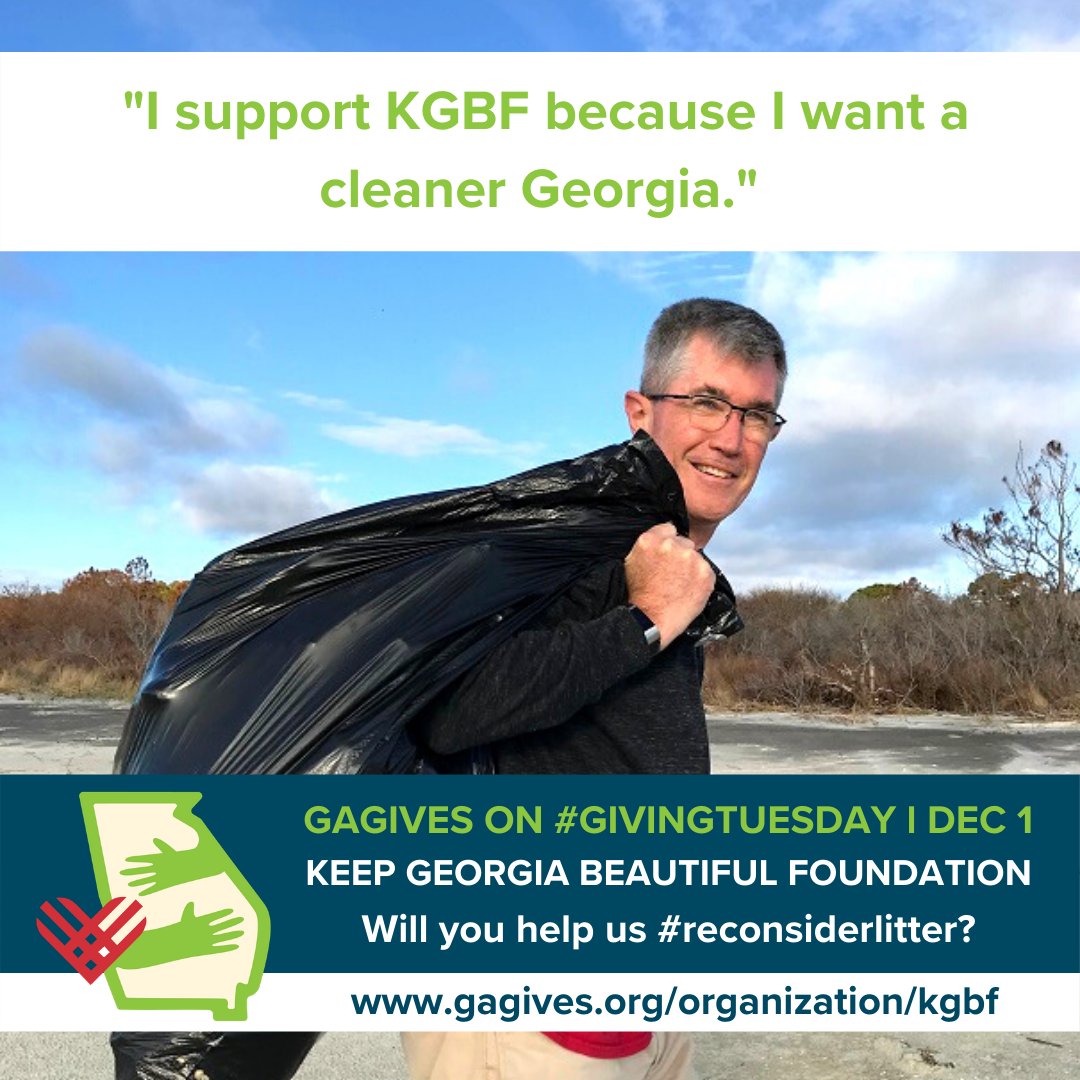 JMTBuzz's tweet photo. Keep Georgia Beautiful Foundation is trying to eradicate blight across the state through a #reconsiderlitter campaign. Please join me to support them on #GAGives on #GivingTuesday to clean up GA. Thanks to a matching gift, your donation will be doubled. https://t.co/vYRoxJEo7v https://t.co/1Nrzs9YttU