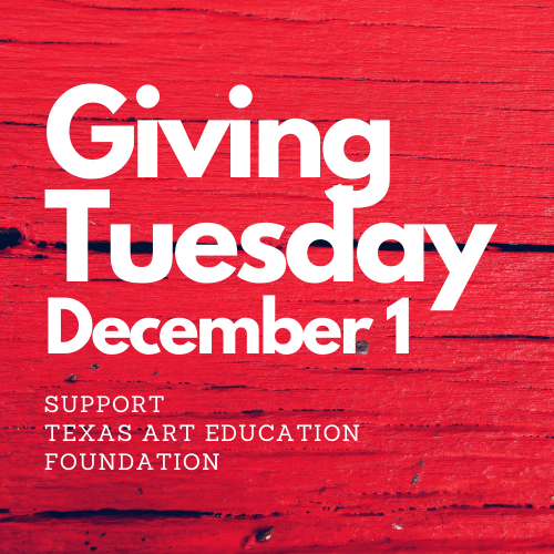 TXarted's tweet photo. Help advance art education in Texas - support grants and scholarships through TAEF this #GivingTuesday Donate at https://t.co/TTi0BP5lbb #taef #supportyourprofession https://t.co/0W7tUrZrJC