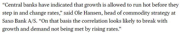 There are a number of reasons.First, the central bank reaction function has changed.It's pretty much established that for a given level of growth and inflation, they'll give us lower interest rates.8/