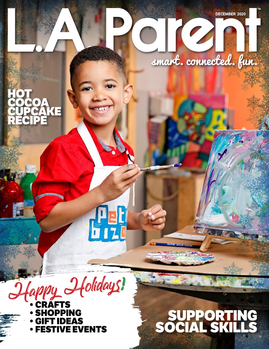 LAParentMag's tweet photo. #HappyDecember!!!
We're so excited to bring you our December issue, packed with safe and creative holiday fun for you and your family!
Check out the mag here: https://t.co/z2LP7pn4ec
And isn't our #CoverKid adorable?? Shot by @renadurham at Petit Bizoo Art Studioโ in Encino. https://t.co/oDZLFatCY3