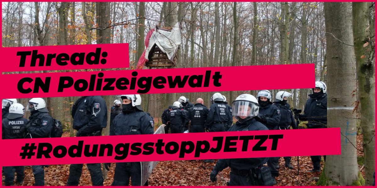 "All these are just iSoLaTeD InCidenTs!"No - police brutality in the Dannenröder Forest in Germany is systemic.This thread is a far from complete summary of the incidents of police brutality against protesters in the last weeks. #DanniBleibt  #DanniStays  #keineA491/x