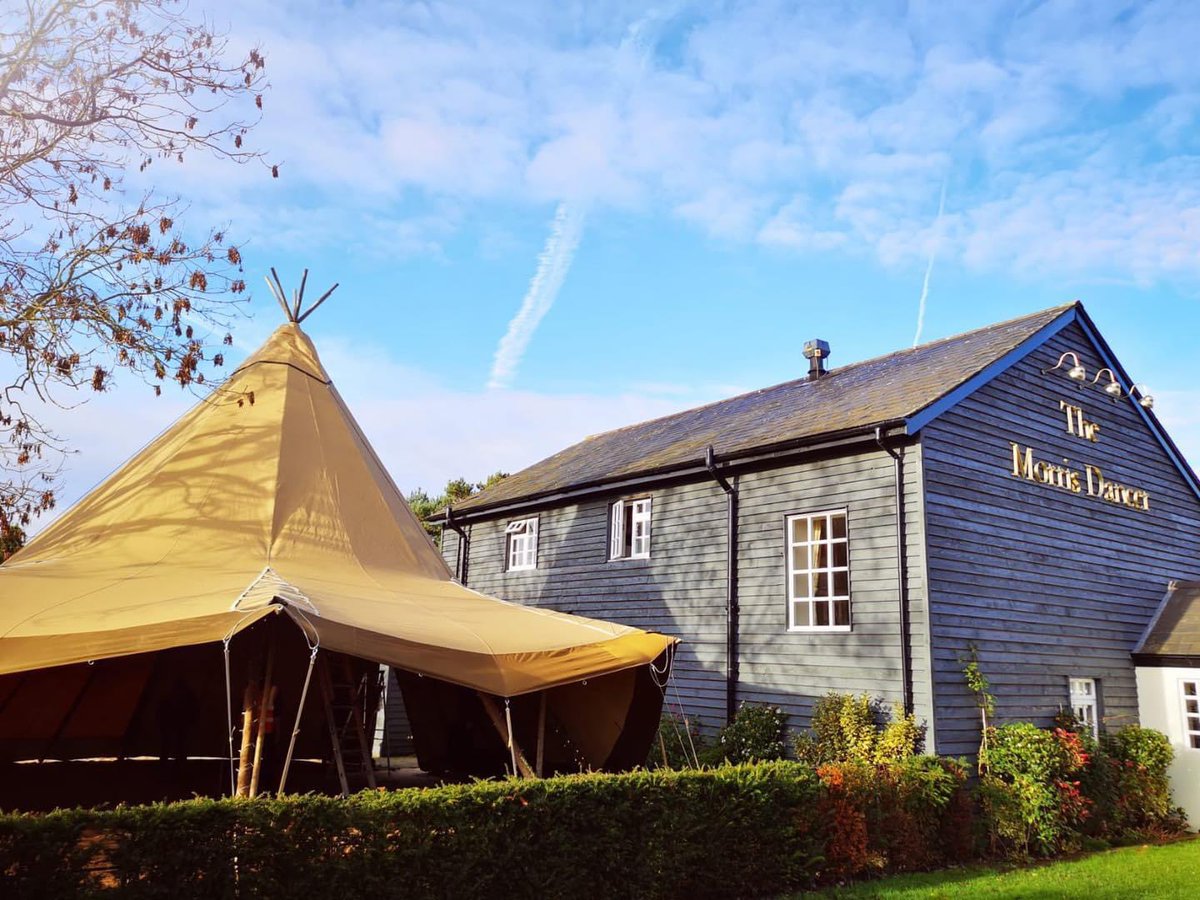 Marquees_Events's tweet photo. Great day building for another pub today The Morris Dancer . They are getting ready to open back up and providing a great experience for their customers with our beautiful tipi.
#teepee #marquee #feelingfestive🎄☃🎅🏽 #inthistogether2020 #supportlocal https://t.co/lsTCpvnFVy
