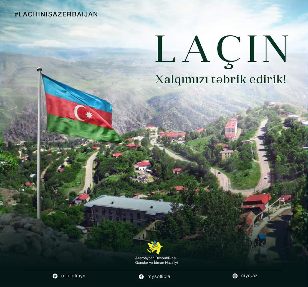 n_idar's tweet image. #Laçın sən azadsan! 01.12.2020
“Laçın&quot; adı coğrafi, tarixi və ədəbi mənbələrdə rast gəlinir. Mənbələrə baxarkən, “Laçın&quot; toponimi həm də bir oronim-yəni dağ adı kimi bizə məlum olur.
#MüzəffərAliBaşKomandan #LaçınBizimdir #LaçınAzərbaycandır #QarabağAzərbaycandır