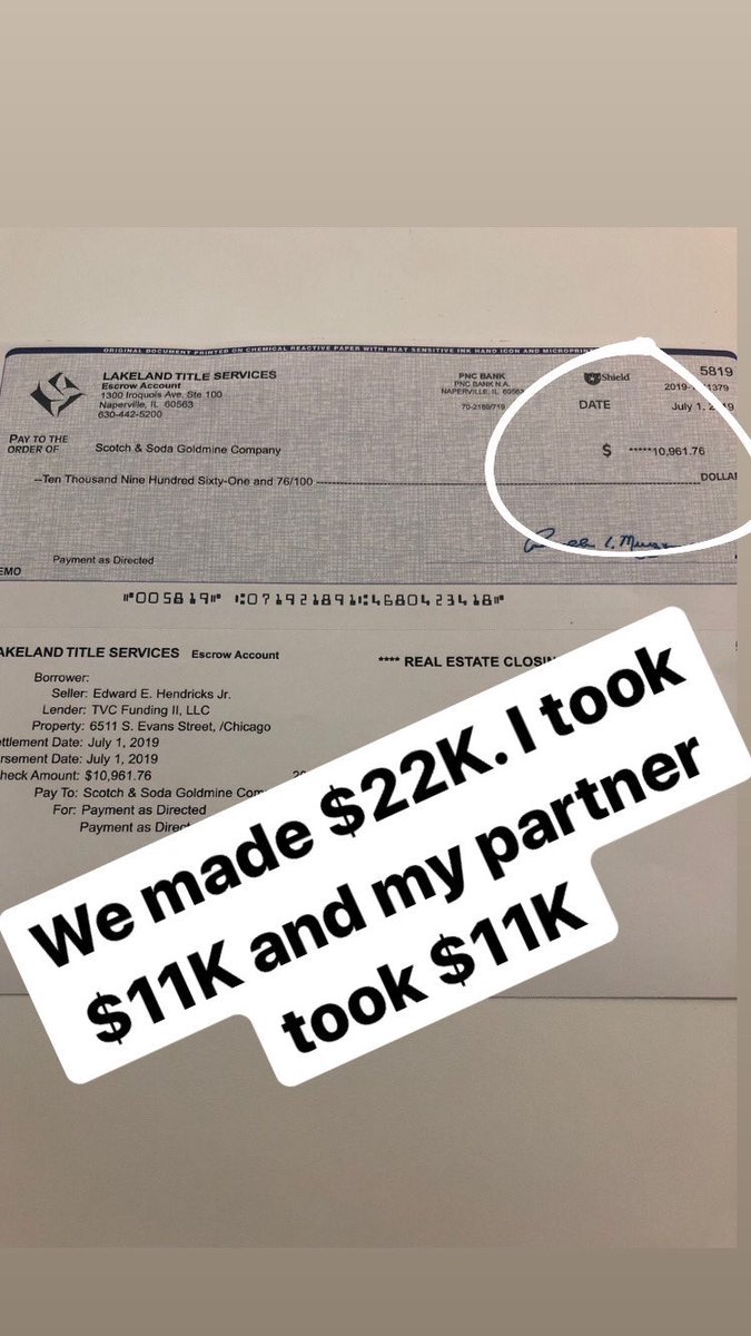 6. Close the deal. Rid your seller of a problem, give your rehabber buyer a new project to work on. Take a vacant home off the block. Collect your spread in between.Cost - $0 (show up to closing, flick it up)Credit needed - none