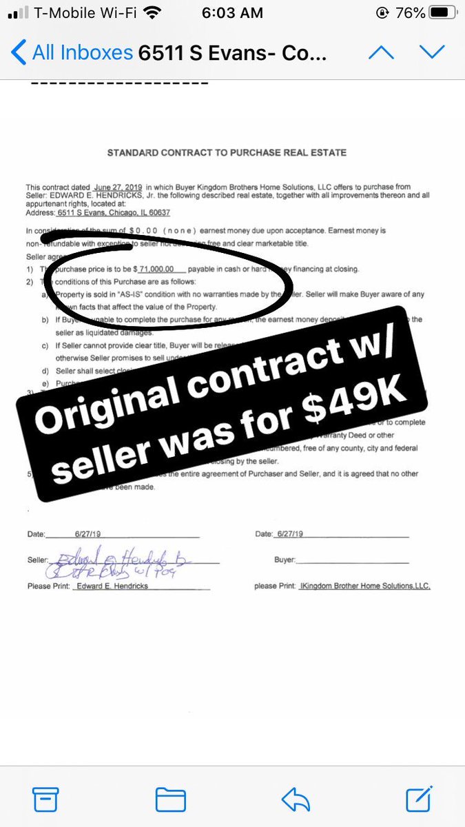 5. Sign contract w/ rehabber for higher amount than you did with owner. Could be $5K, $10K, $20K, whatever spread you can create for yourself.Cost - $0 (sending an email)Credit needed - none