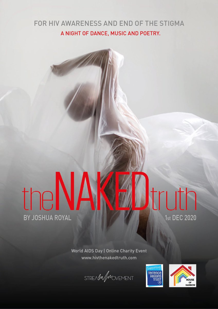 StreamMovement's tweet image. 👏ONE👏HOUR👏TO👏GO👏
Watch THE NAKED TRUTH online at 19:30 here - youtu.be/NAL2OKxcBkE

#WorldAIDSDay2020 #HIVAwareness #HIV #AIDS 
@THTorguk @THTchampions @dancer_boysmith @marafreelance @gareththomas14 @adriandelarroyo @doublediamond1 @Cirabesque