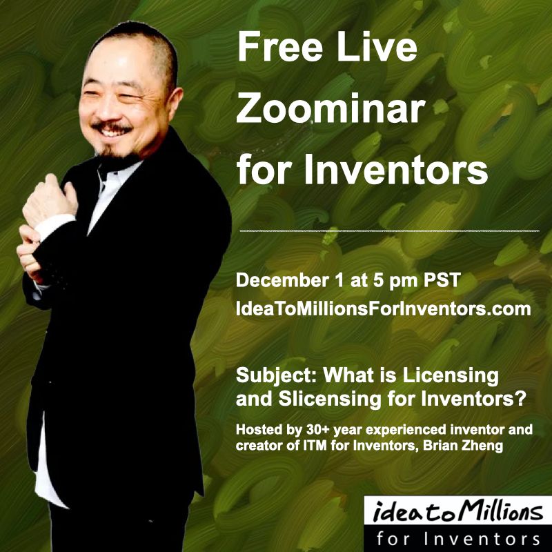 ideatomillions's tweet image. TONIGHT: INVENTORS, our Zoominar starts at 5 pm PST / 8 pm EST! Join us and don&apos;t miss out to have the chance to speak with other inventors and gain insight on your current idea or invention and take it to the next level. RSVP below!

IdeaToMillionsForInventors.com 

#inventor