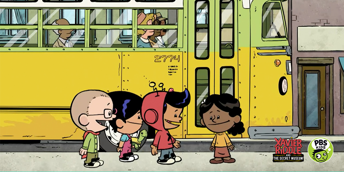 Pbs Kids It S Rosa Parks Day With One Courageous Act In 1955 Parks Helped Change The Nation Watch The Rosa Parks Rides The Bus Episode Of Xavierriddlehq On The Pbs