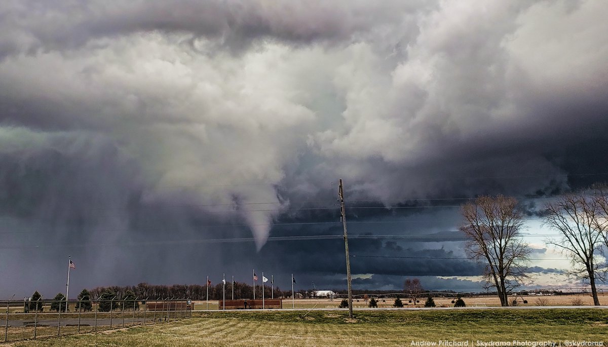 Again, without the pristine all-day warm sector this is just another forgettable storm system. But with the magnitude of that mid-level dry punch, we not only ended up with an historic, cold season tornado outbreak but a December chase day with high contrast visibility to-boot: