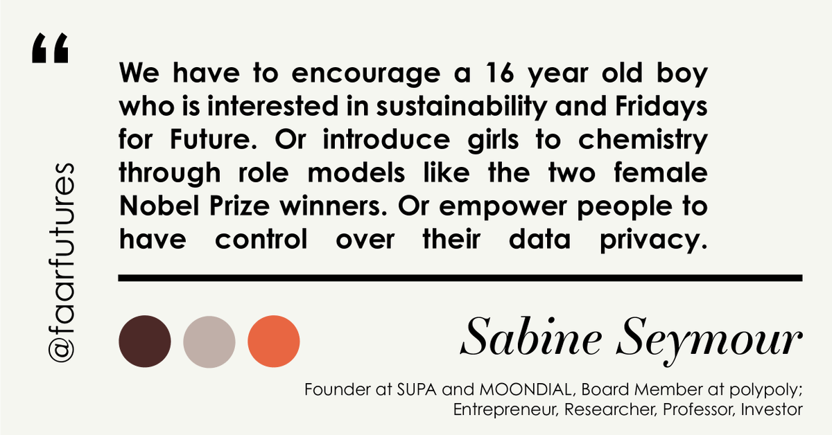 faarfutures's tweet photo. Sabine Seymour, Founder @supa_ai &amp; @fashionabletech, Board Member @polypolyORG; Entrepreneur, Researcher, Professor, Investor, shares about her passion for "positive empowerment and education." and data empowerment #fashiontech #data More in issue 2: https://t.co/A1a3LSCrEr https://t.co/AjCnHEFjtZ