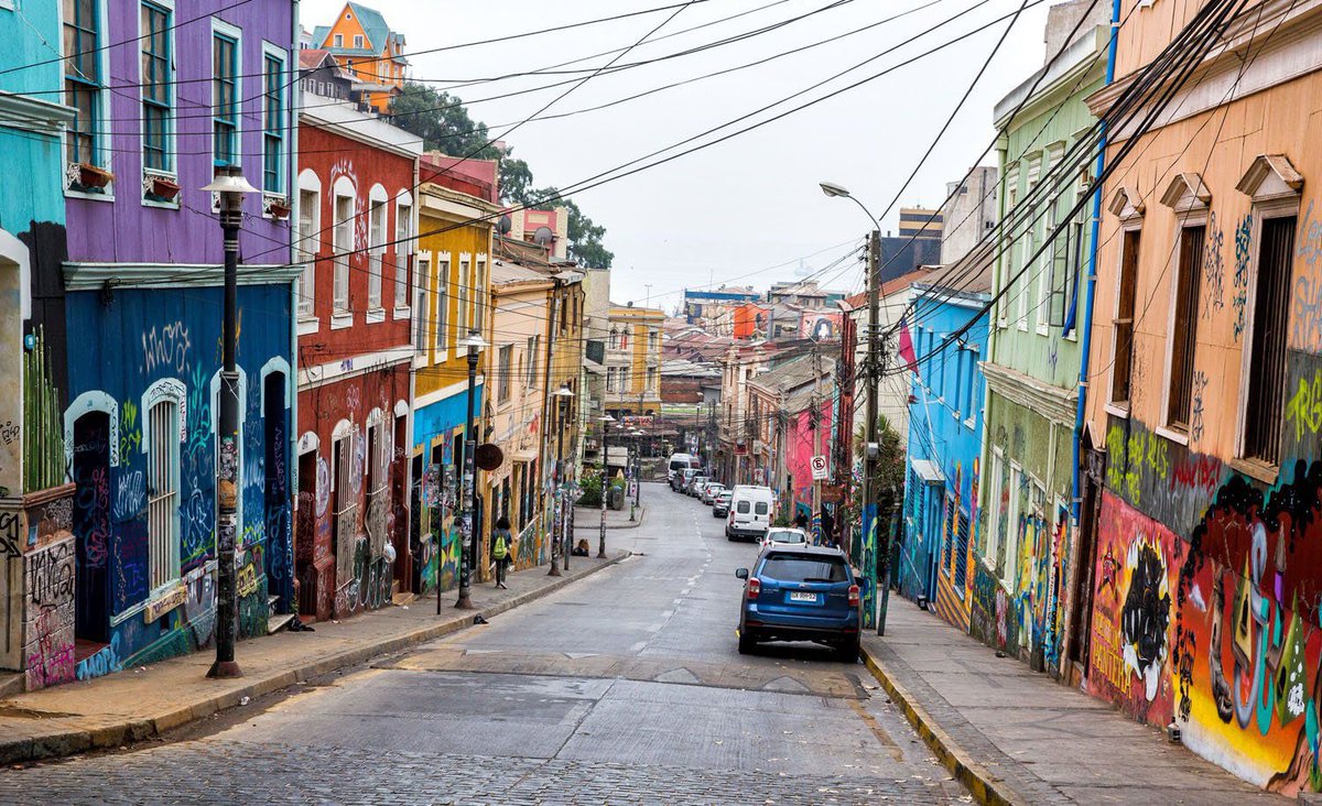 Vibrant buildings is one of the reasons why I enjoy traveling in Latin America so much.Cities like Valparaiso in Western Chile are unapologetically loud. But they inject the city with a rhythm that American cities, and most modern architecture, now lacks.