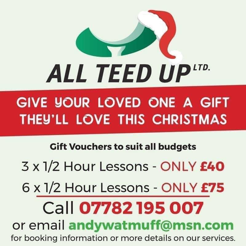 On the first day of Christmas, what will you get your true love, or is it Christmas is coming the goose (golfers )is getting fat!!!!  Get your true love or golfer in your life something they will love this Xmas