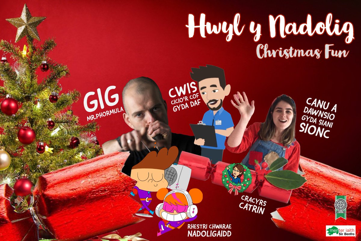 🎄 🏴󠁧󠁢󠁷󠁬󠁳󠁿 HWYL Y NADOLIG 🏴󠁧󠁢󠁷󠁬󠁳󠁿 🎄
🎅 Christmas Fun 🎅
Wythnos y 14eg

Casgliad o weithgareddau rhithiol i ysgolion Sir Benfro i ddathlu’r dolig mewn steil 🤩

A collection of virtual activities will be sent for you to enjoy Christmas festivities 🥳 <a href="/SchoolsPembs/">Blant Ysgolion Sir Benfro/Children & Schools Pembs</a> #siarteriaith